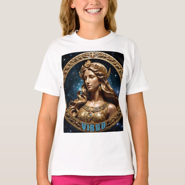 Virgo astrology Zodiak sign T-Shirt (Front)