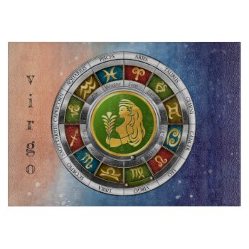 Virgo (august 23-september 22). Zodiac Signs. Cutting Board by VintageStyleStudio at Zazzle