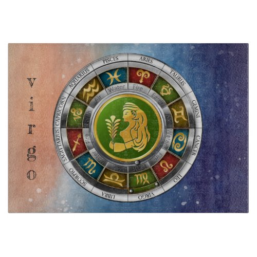 Virgo August 23_September 22 Zodiac Signs Cutting Board