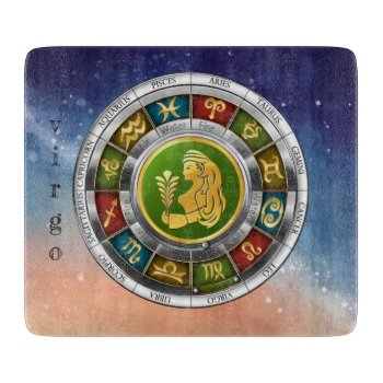 Virgo (august 23-september 22). Zodiac Signs. Cutting Board by VintageStyleStudio at Zazzle