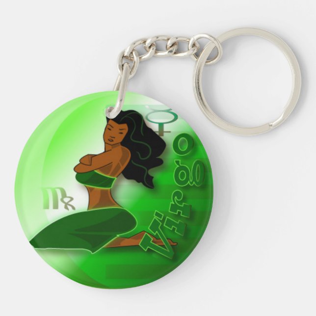 Virgo-August 23 to September 23 Keychain (Back)