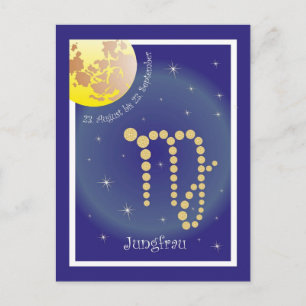 Virgo August 23 to September 23 Postcard