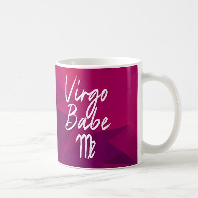 Virgo Babe Zodiac Star Sign Birthday  Sweatshirt Coffee Mug (Right)
