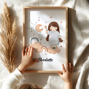 Virgo Baby - For Your Little Maiden Nursery Zodiac Poster