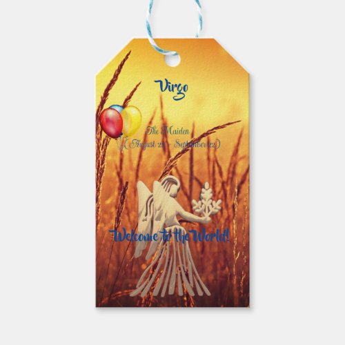 Virgo Baby  Gift Tags