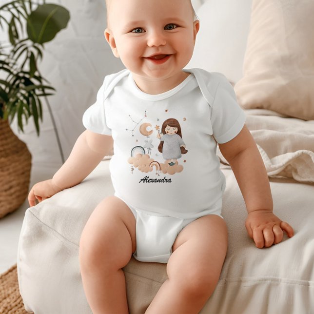 Virgo Baby: Virgo's Pure Celestial Personalized Baby Bodysuit (Creator Uploaded)