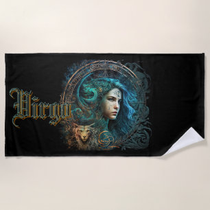 Virgo Beach Towel