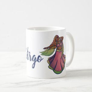 Virgo Belly Dancer Art Bellydance Goddess Coffee Mug