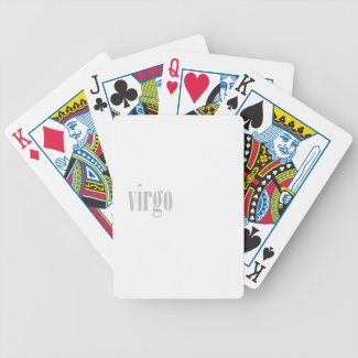 virgo bicycle playing cards