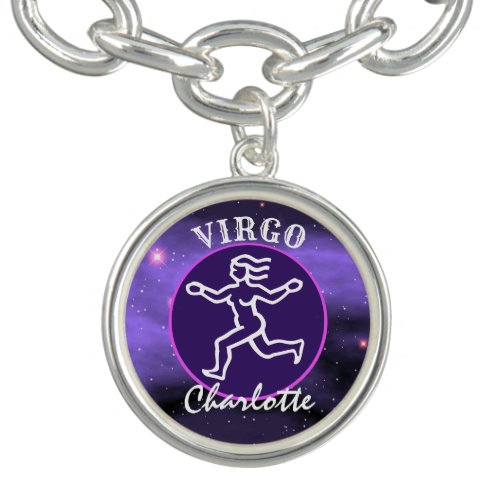 Virgo Birth Sign Cute Zodiac Personalized Bracelet