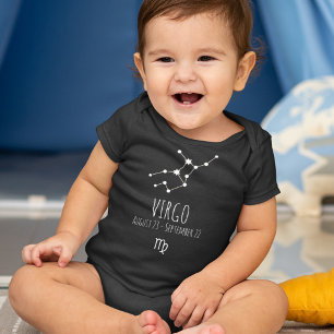 Virgo Birth Sign Zodiac Constellation Baby Bodysuit