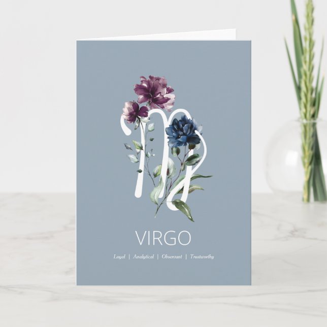 Virgo Birthday Card (Front)