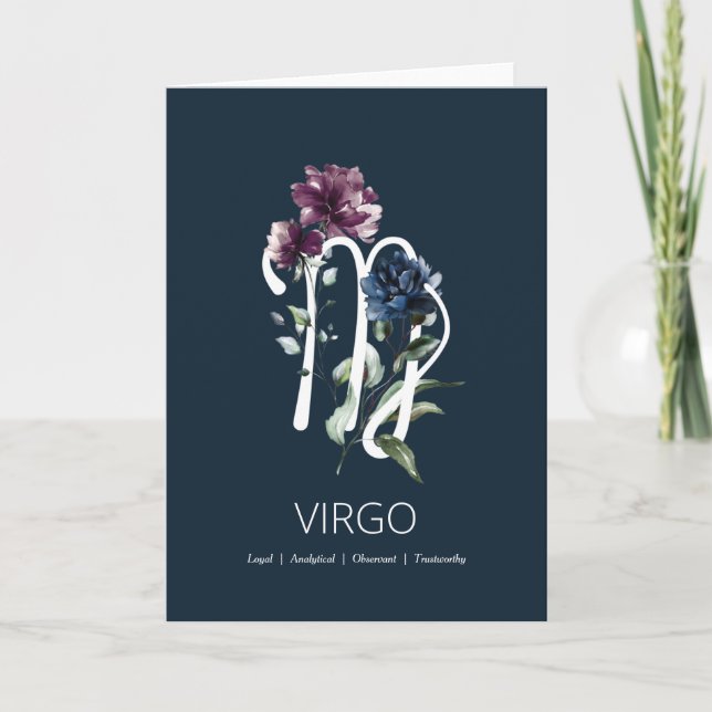 Virgo Birthday Card (Front)