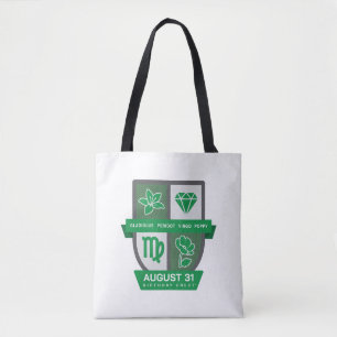 Virgo Birthday Crest™ for August 23-31 Tote Bag