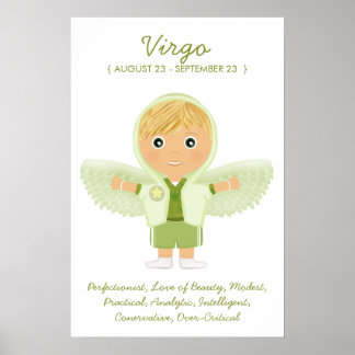 Virgo - Boy Horoscope Poster
