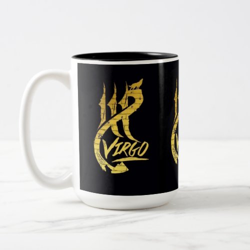 VIRGO BROOKLYN  Two_Tone Mug 15 oz Two_Tone Coffee Mug