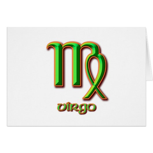 Virgo Cards (Front Horizontal)