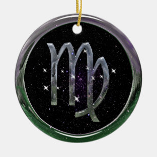 Virgo Ceramic Ornament