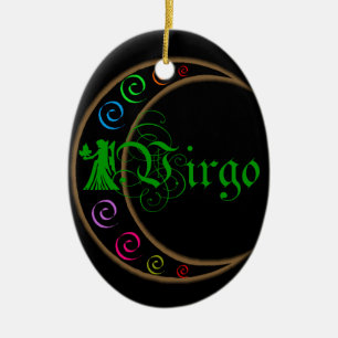 Virgo Ceramic Ornament