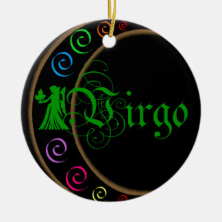 Virgo Ceramic Ornament