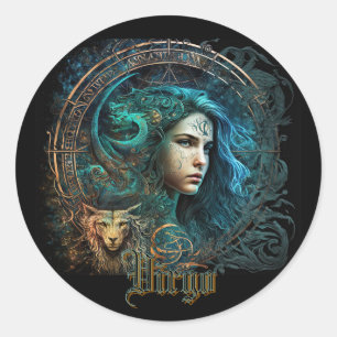 Virgo Classic Round Sticker