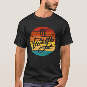 Virgo Colorful Sunset Zodiac Signs Personali T-Shirt