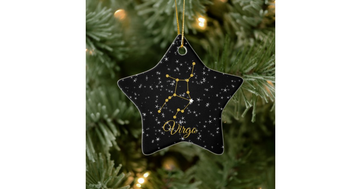 Virgo Constellation Ceramic Ornament Zazzle