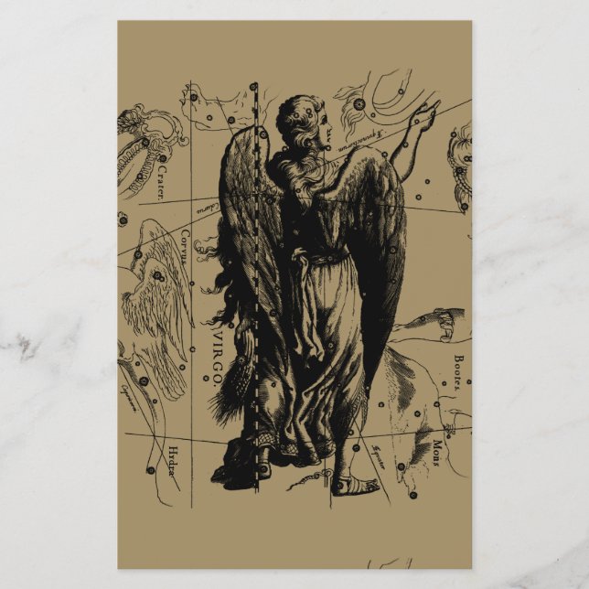 Virgo Constellation Hevelius 1690 Aug 23  Sept 22 Flyer (Front)