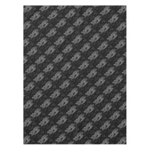 Virgo Constellation Hevelius 1690 on Black Tablecloth