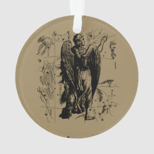 Virgo Constellation Vintage Hevelius 1690 Ornament