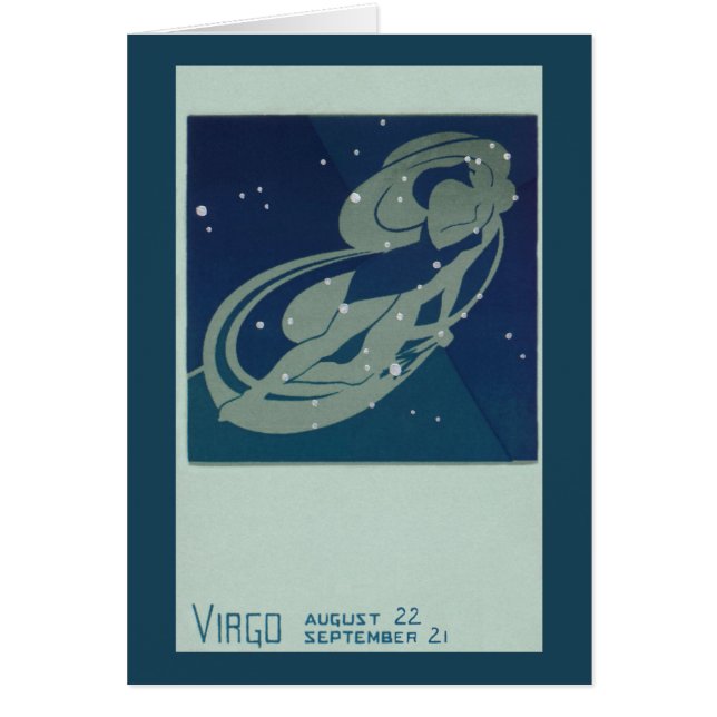 Virgo Constellation Vintage Zodiac Astrology (Front)