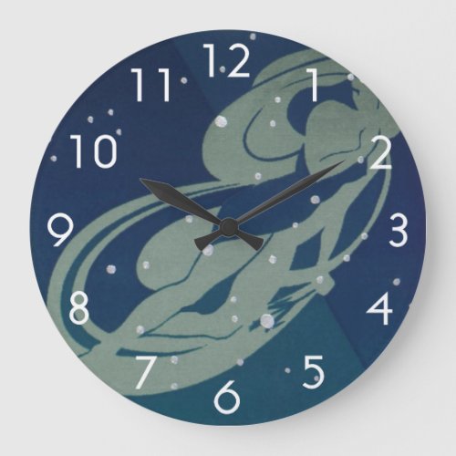 Virgo Constellation Vintage Zodiac Astrology Large Clock