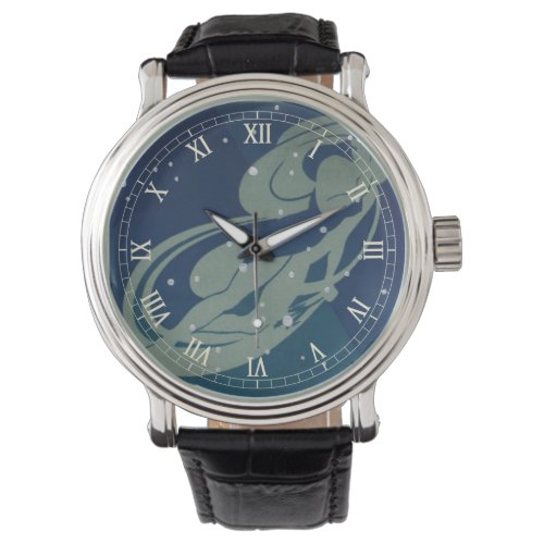 Virgo Constellation Vintage Zodiac Astrology Watch