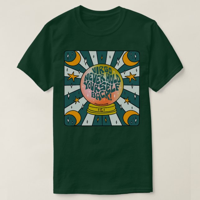 Virgo Crystal Ball T-Shirt (Design Front)