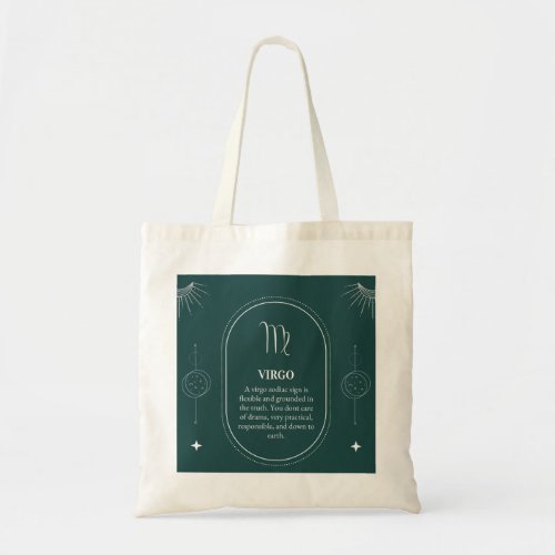 Virgo customize name 12 signs of the Zodiac  Tote Bag