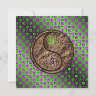 Virgo & Earth Boar Card
