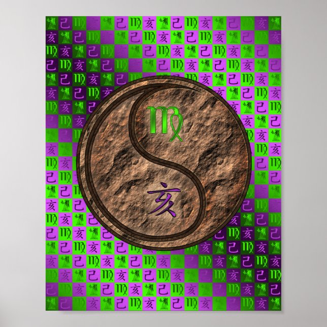 Virgo & Earth Boar Poster (Front)