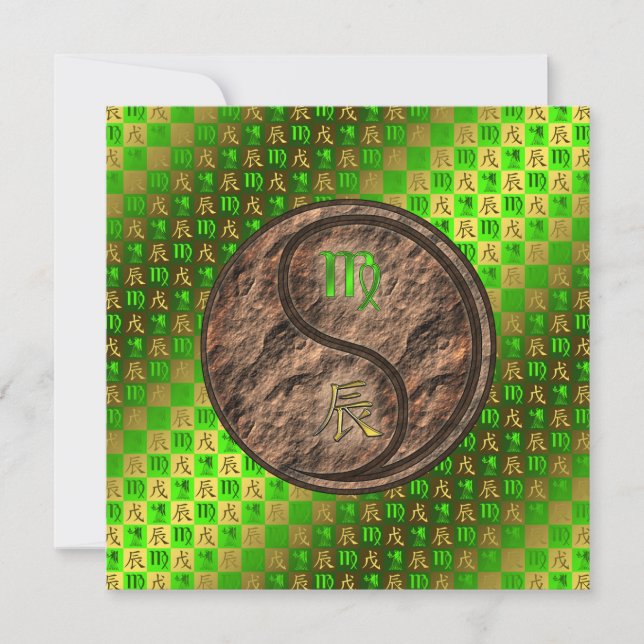 Virgo & Earth Dragon Card (Front)