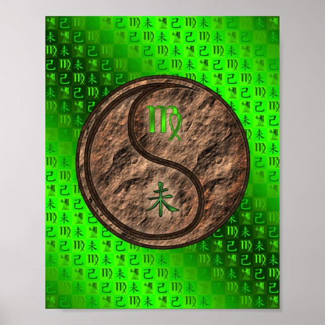 Virgo & Earth Goat Poster (Front)