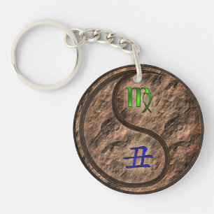 Virgo & Earth Ox Keychain