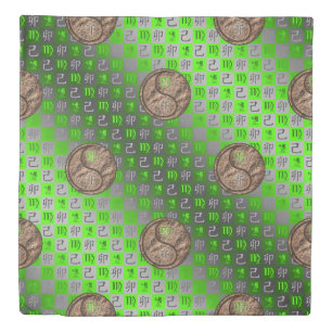 Virgo & Earth Rabbit Duvet Cover