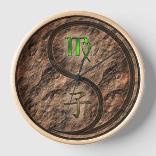 Virgo & Earth Rat Clock