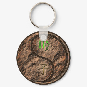 Virgo & Earth Rat Keychain