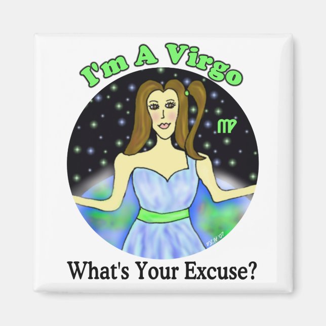 Virgo Excuse Magnet (Front)