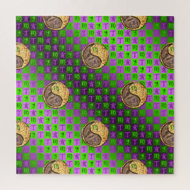 Virgo & Fire Boar Jigsaw Puzzle (Vertical)