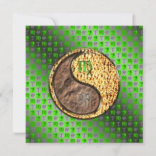 Virgo & Fire Rabbit Card