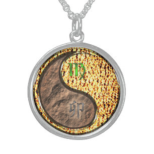 Virgo & Fire Rabbit Sterling Silver Necklace