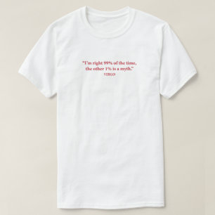 Virgo Fixer Graphic Zodiac Tee