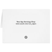 Virgo Flowers Cards (Back Horizontal)
