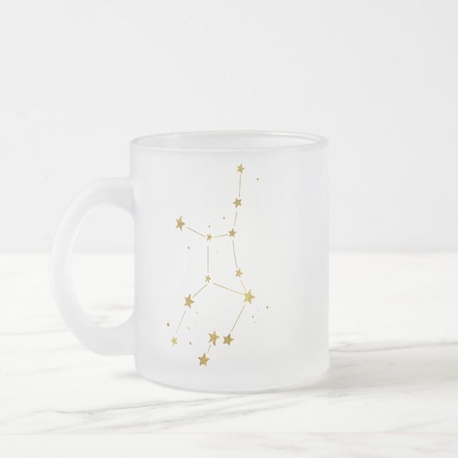 Virgo Frosted Beer Mug (Left)